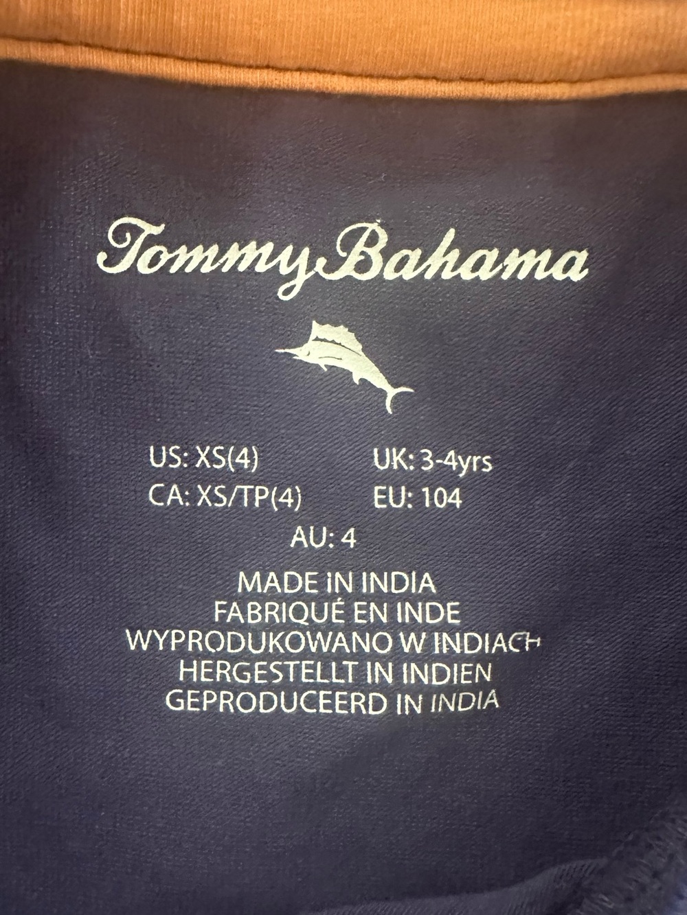 Vineyard Vines & Tommy Bahama Boys 4T Bundle Quarter Zip + Surfboard Tee - Picture 7 of 9